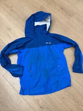 Marmot Kids Two-Tone Blue Hooded Raincoat